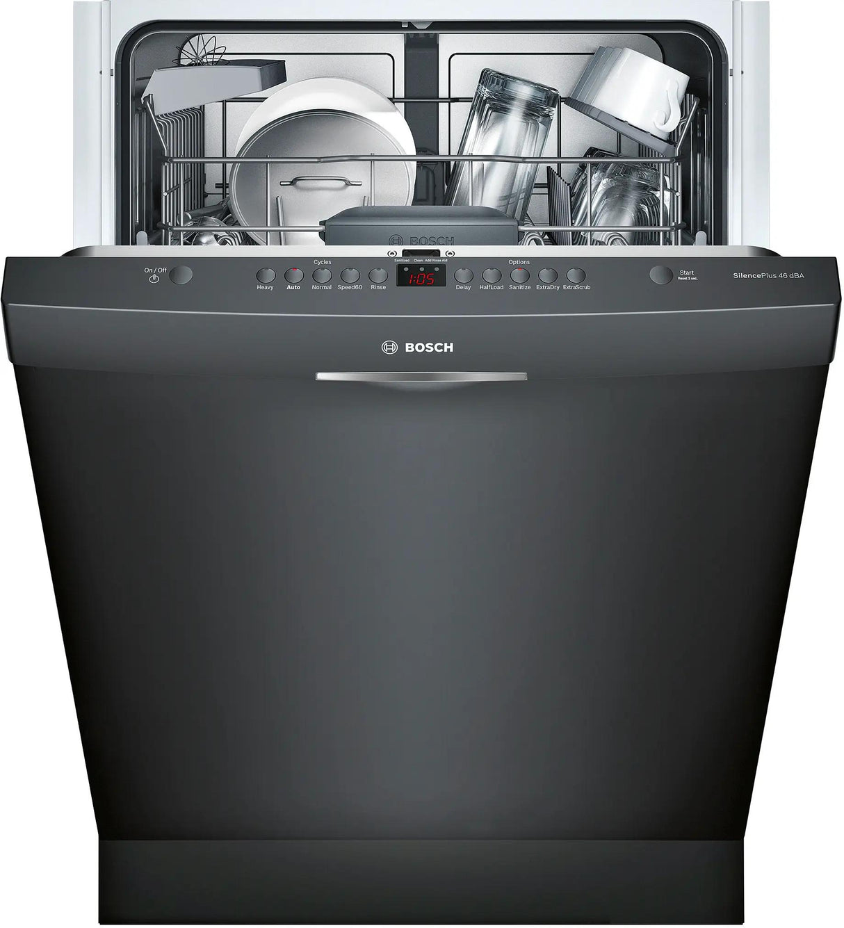 Ascenta DLX Scoop Hndl, 5/5 Cycles, 46 dBA, RckMatic - BL