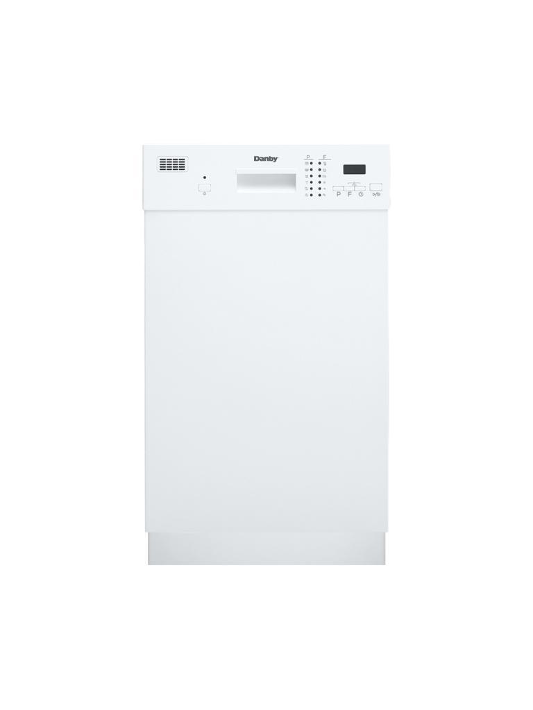 Danby 18 Wide Built-in Dishwasher in White
