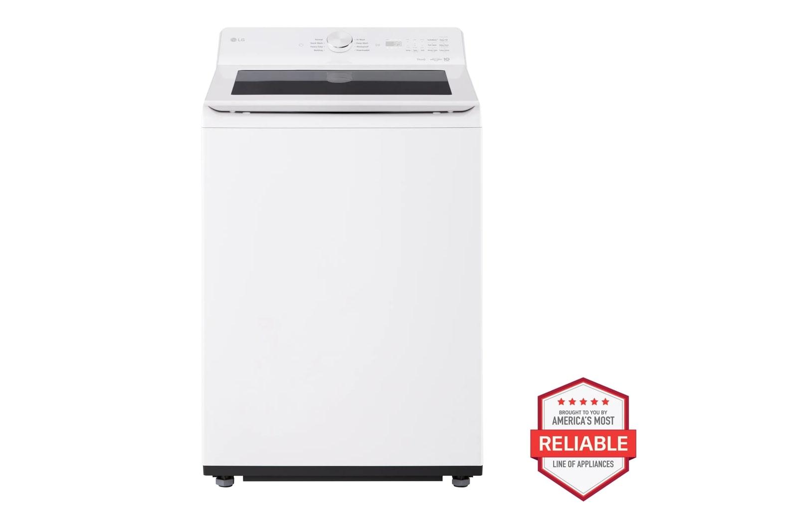 4.8 cu. ft. Mega Capacity Smart Top Load Washer with 4-Way® Agitator, EasyUnload™ & AI Sensing