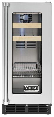 15" Beverage Center, Clear Glass, Right Hinge/Left Handle