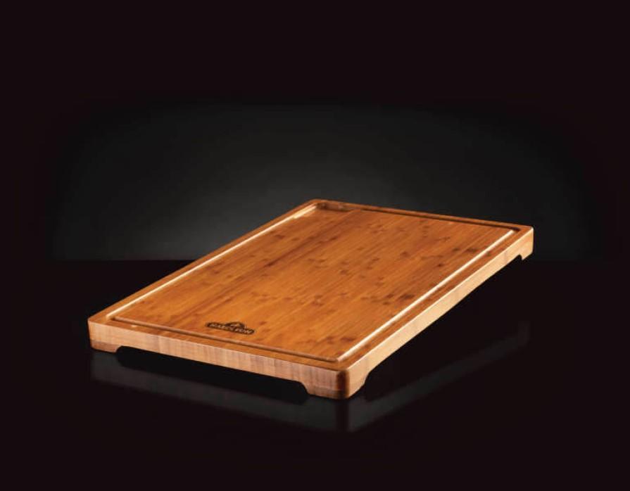 Professional Bamboo Cutting Board with ergonomic handles