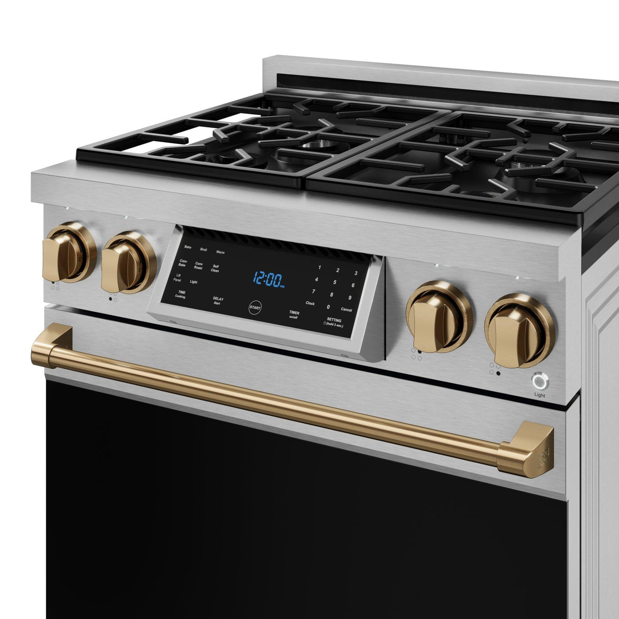 30 Inch Professional Lp Range With Tilt Panel Touch Control In Stainless Steel/bronze Gordon Ramsay Series