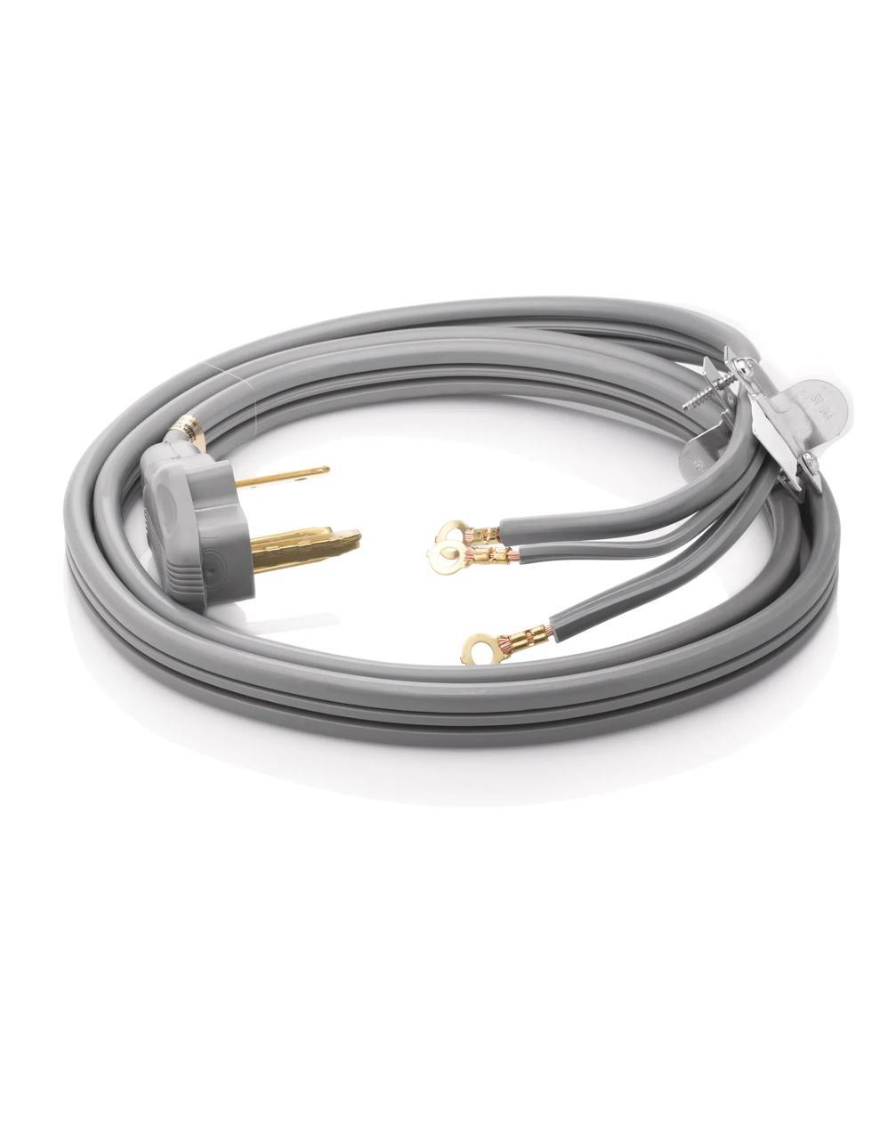 6' Long 3 Wire 30 AMP 240 Volt Dryer Cord