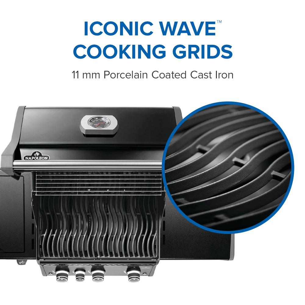 Rogue PRO 425 SIB with Infrared Side Burner , Propane, Black