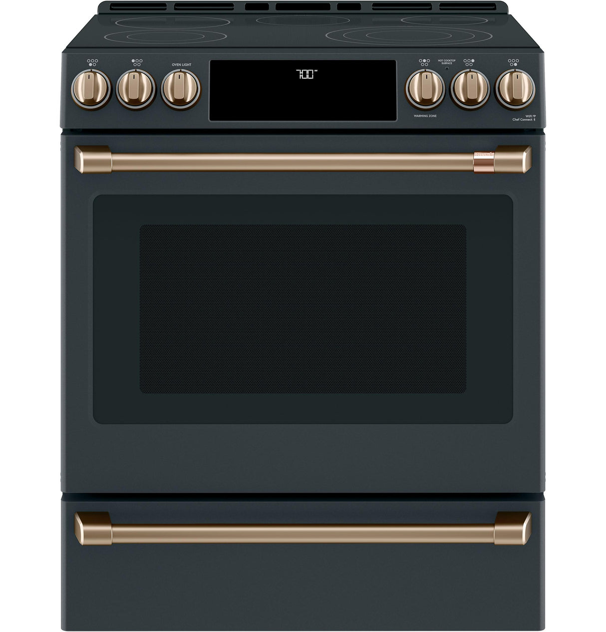 Café™ Front Control Electric Knobs and Handles - Brushed Bronze