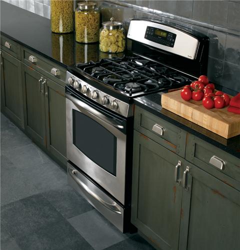 GE Profile 30" Free-Standing Double Oven Range