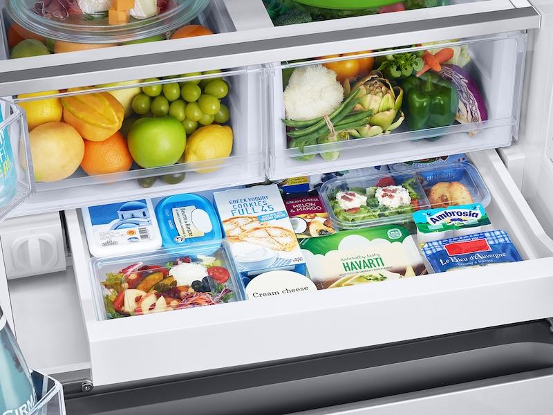 25 cu. ft. 33" 3-Door French Door Refrigerator with Beverage Center™ in Stainless Steel