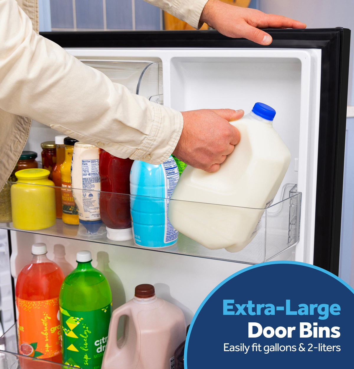 GE 19 Cu. Ft. Garage Ready Top-Freezer Refrigerator