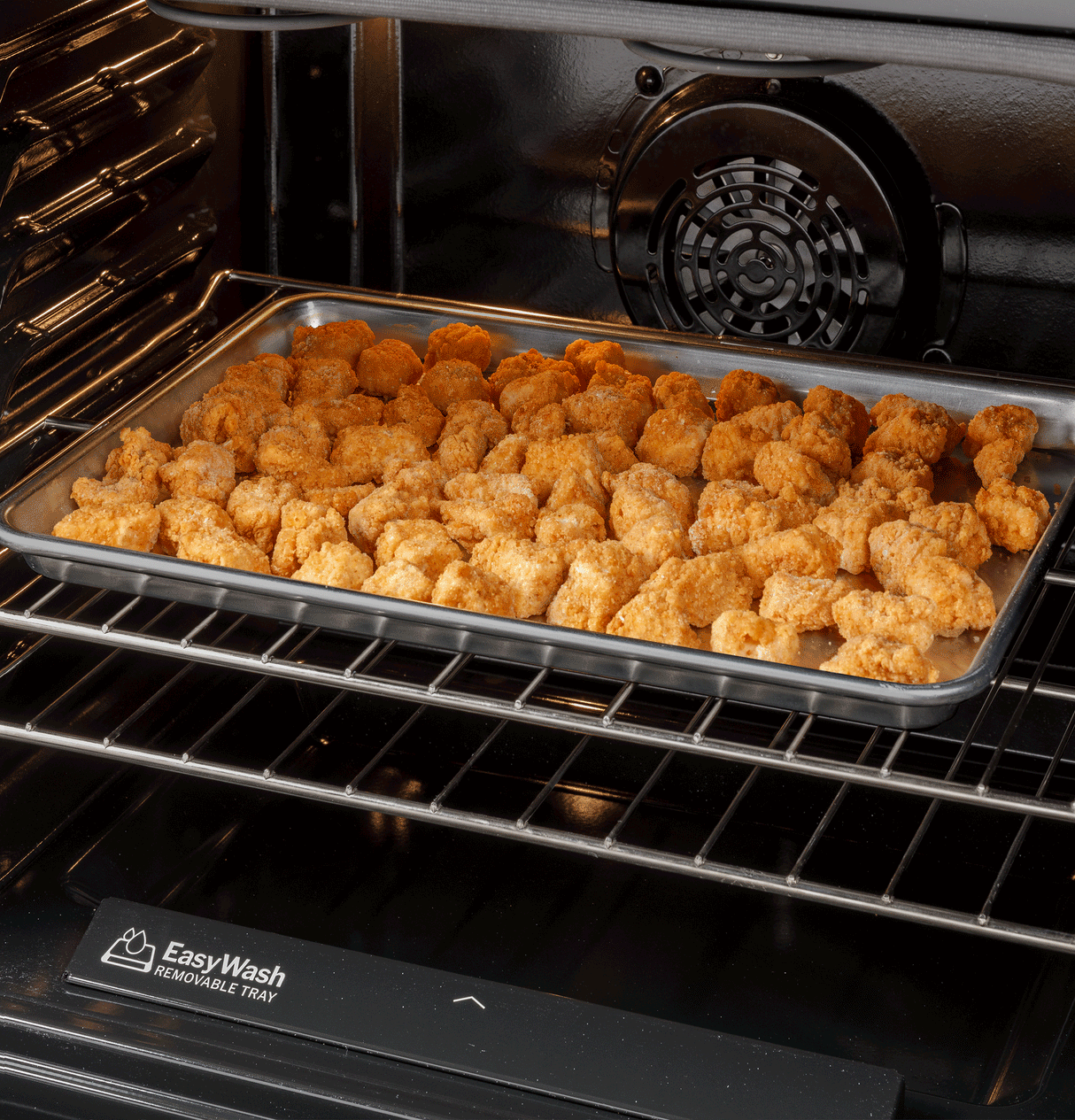 GE® ENERGY STAR® 30" Free-Standing Electric Convection Range with No Preheat Air Fry and EasyWash™ Oven Tray
