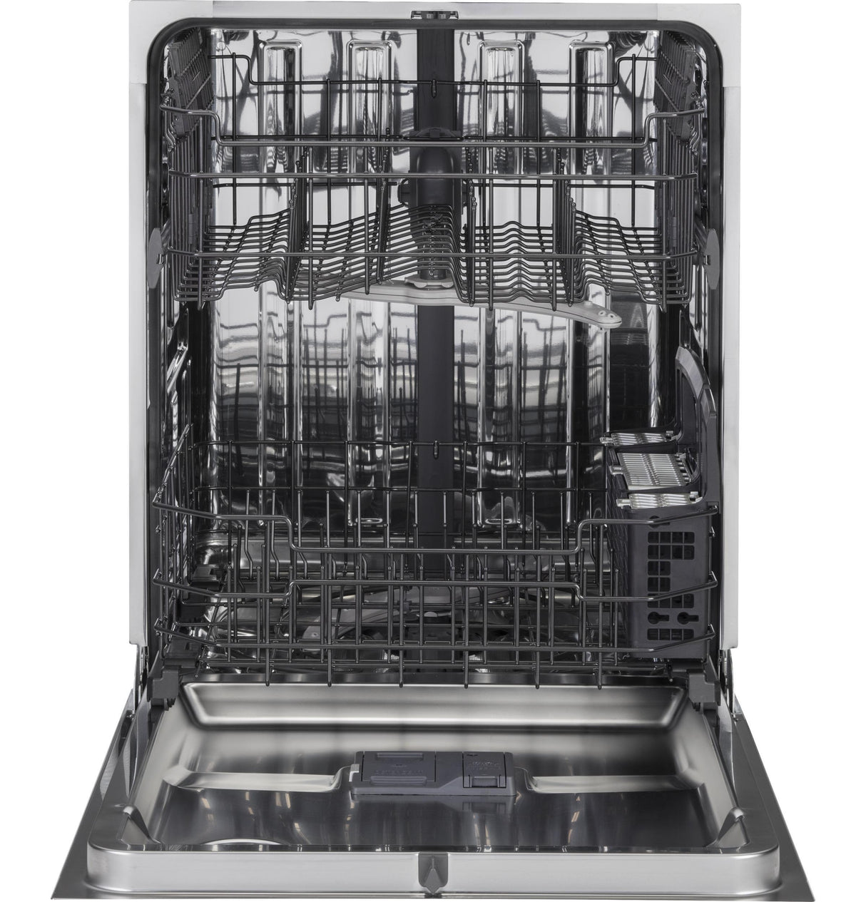 GE® Stainless Steel Interior Dishwasher with Front Controls