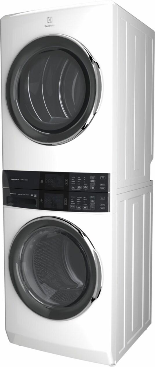 Laundry Tower Single Unit Front Load 4.5 Cu. Ft. Washer & 8 Cu. Ft. Electric Dryer