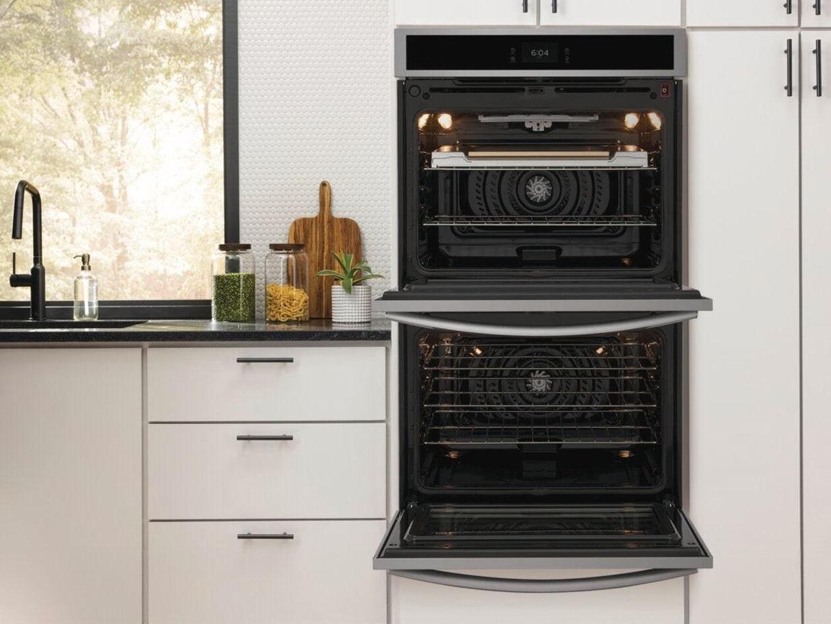 30" Double Electric Wall Oven with Stone-Baked Pizza