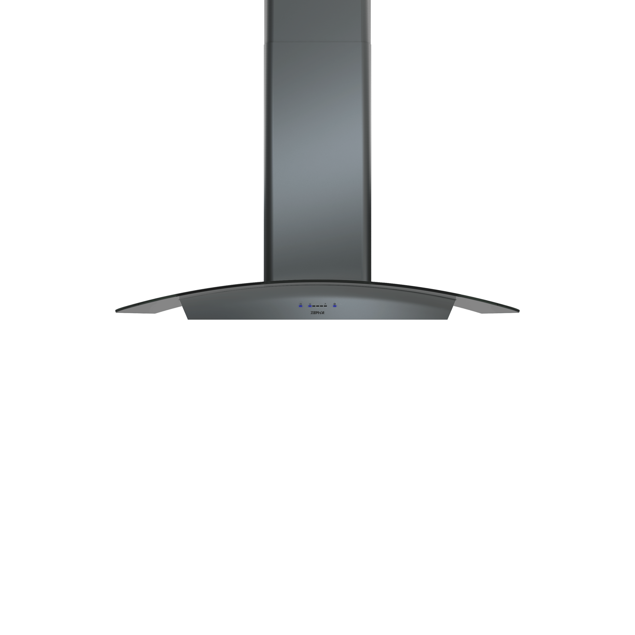 Ravenna, Island, 42", Blk SS, 600 CFM