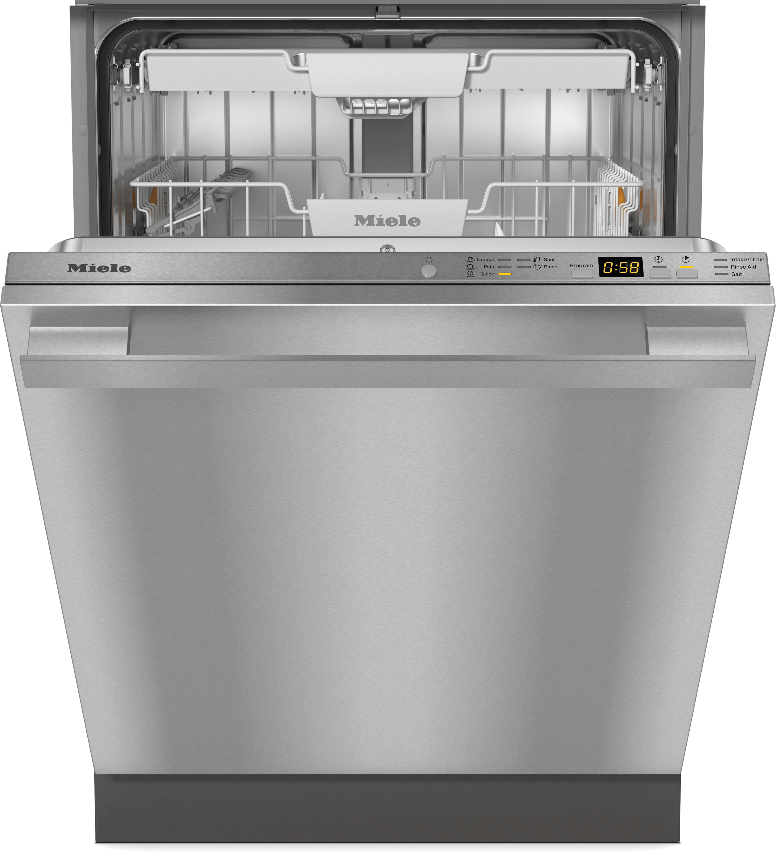 G 5056 SCVi SF Stainless Steel. - Fully-integrated, full-size dishwasher in tried-and-tested Miele quality at an affordable entry-level price.
