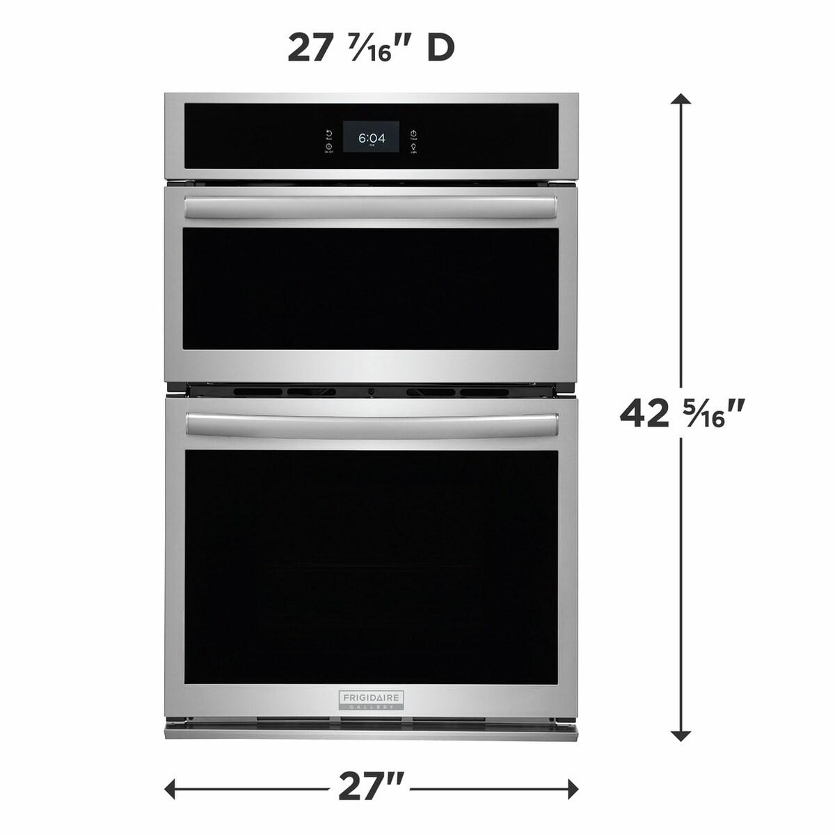 27" Electric Wall Oven and Microwave Combination