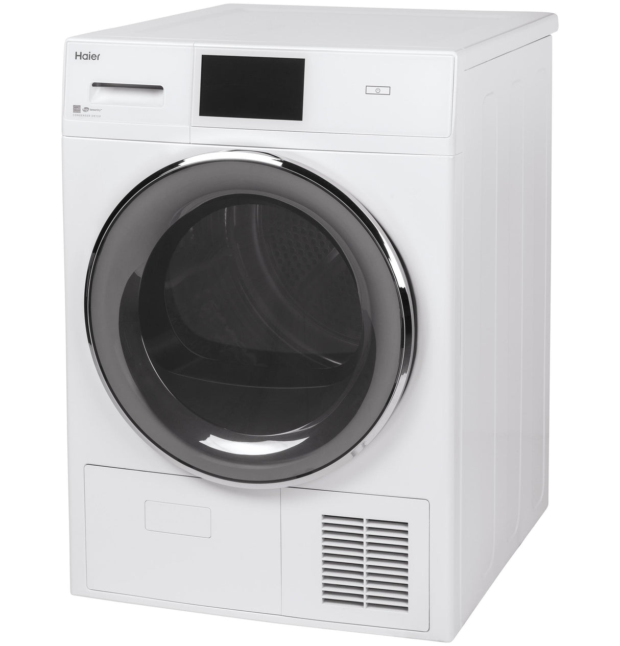 Haier ENERGY STAR® 4.1 cu.ft. Capacity Smart 24" Ventless Condenser Frontload Electric Dryer with Stainless Steel Basket