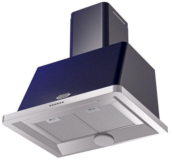 Majestic 30 Inch Blue Wall Mount Convertible Range Hood