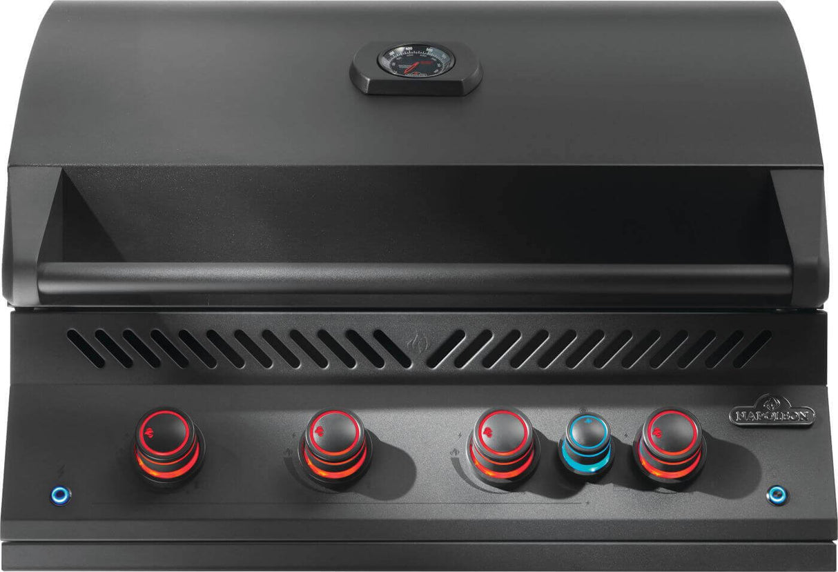 Built-In 700 Series 32 with Infrared Rear Burner , Natural Gas, Matte/Matt Black