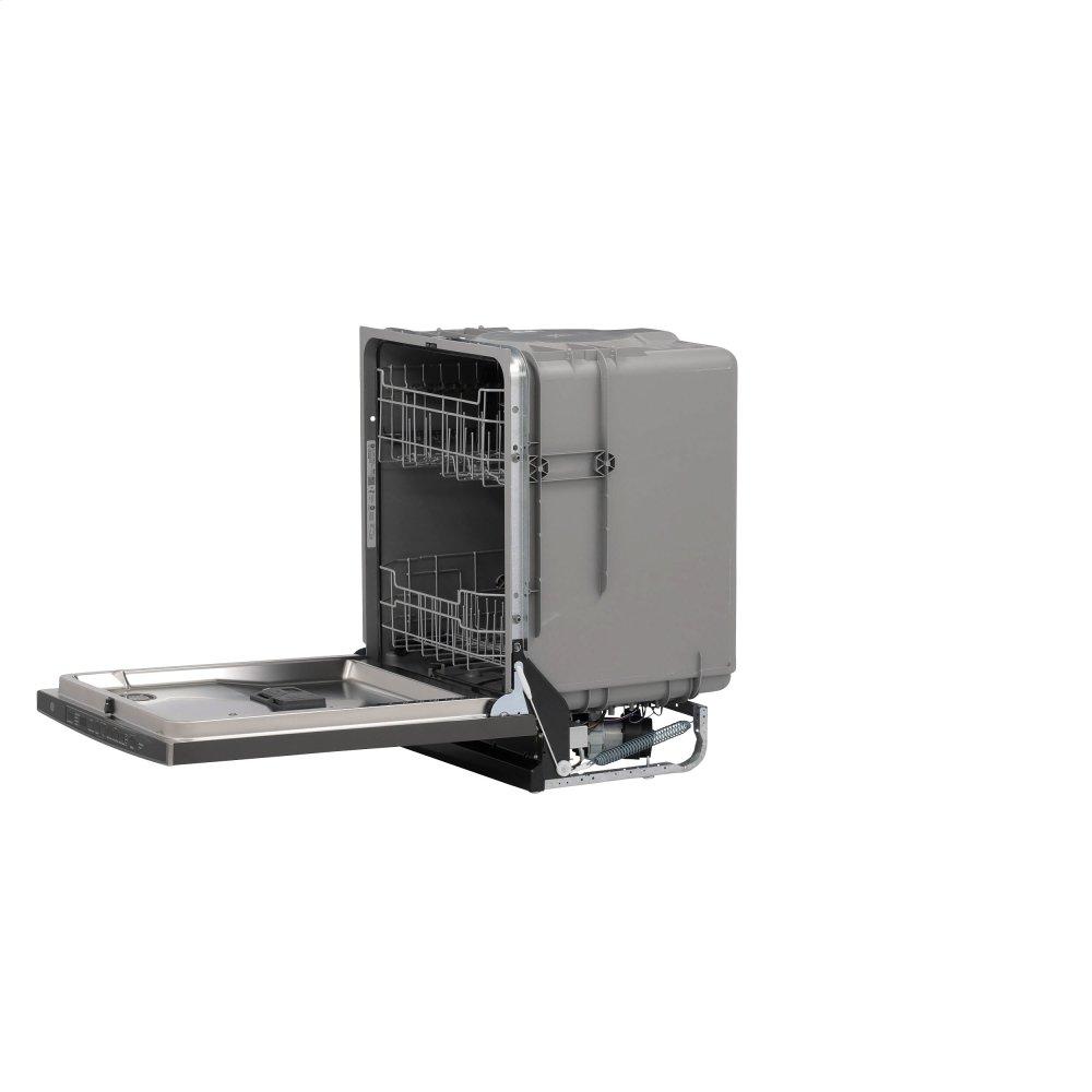 GE® Hybrid Stainless Steel Interior Dishwasher with Hidden Controls