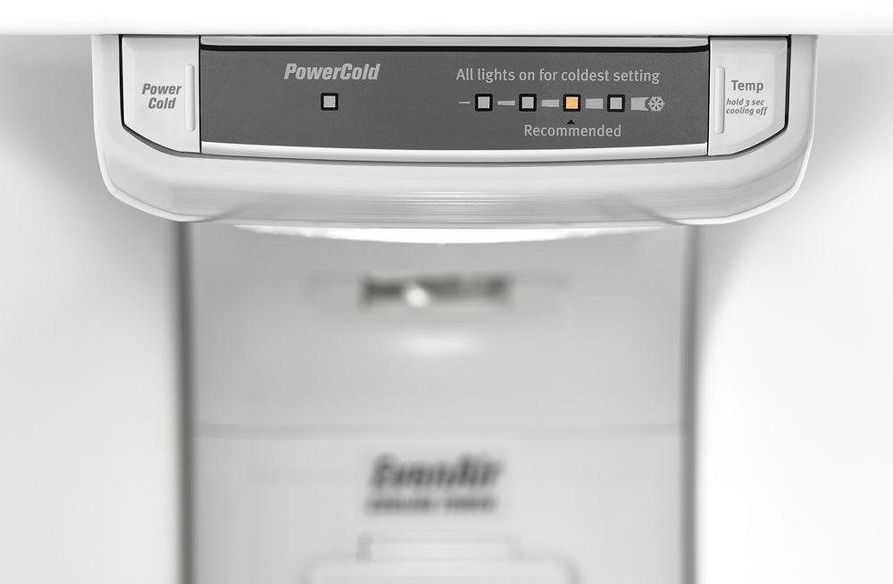 33-Inch Wide Top Freezer Refrigerator with EvenAir Cooling Tower- 21 Cu. Ft.