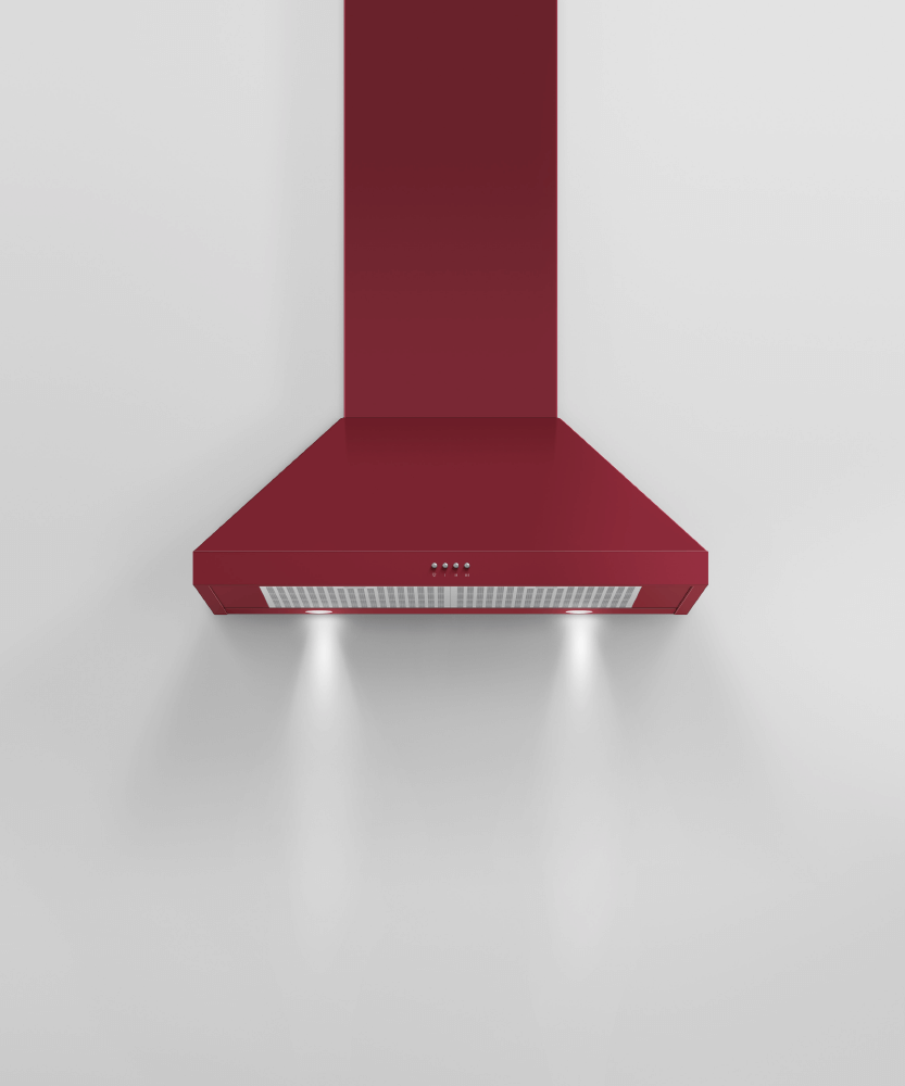 30" Series 7 Pyramid Chimney Wall Range Hood