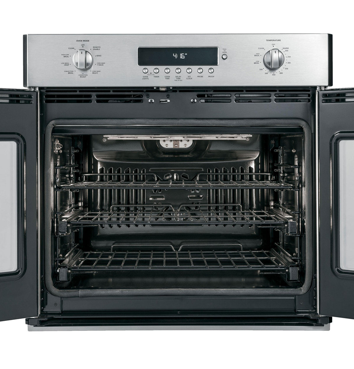 Monogram 30" Professional French-Door Electronic Convection Single Wall Oven