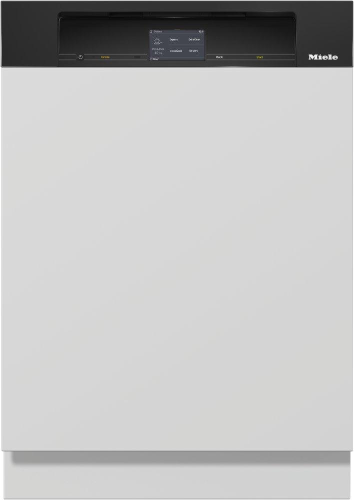 G 7916 SCi XXL AutoDos Clean Touch Steel/Obsidian Black - Semi-integrated dishwasher - the Miele all-rounder for highest demands.