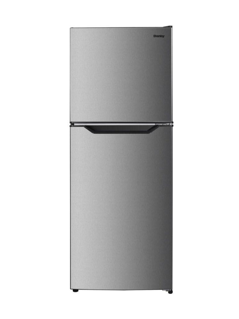 Danby 7.0 cu. ft. Frost Free Top Mount Freezer in Stainless Steel Look