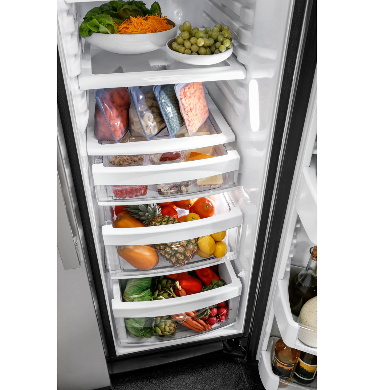 GE Profile™ Series 28.2 Cu. Ft. Side-by-Side Refrigerator