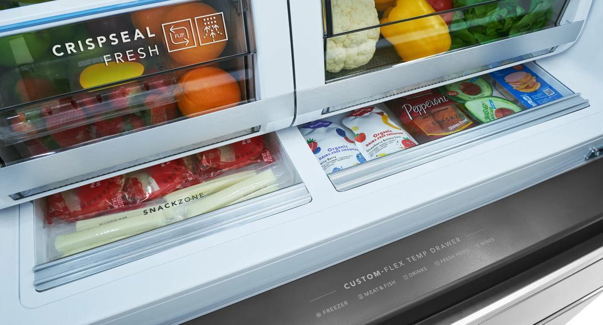 21 Cu. Ft. Counter-Depth 4-Door French Door Refrigerator