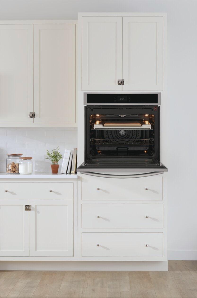 30" Single Electric Wall Oven with Stone-Baked Pizza