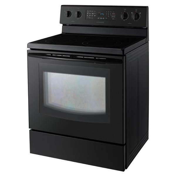 New 5.9 cu. ft. Large Capacity Electric Range (Black)