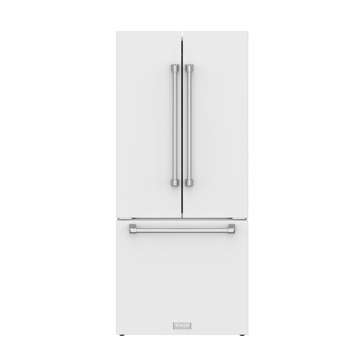 30 Inch Collection French Door Counter Depth Refrigerator With Ice Maker - White Gordon Ramsay Series