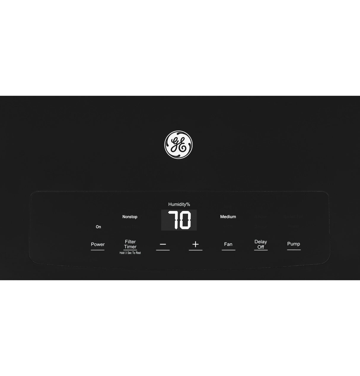 GE® Dehumidifier with Built-in Pump