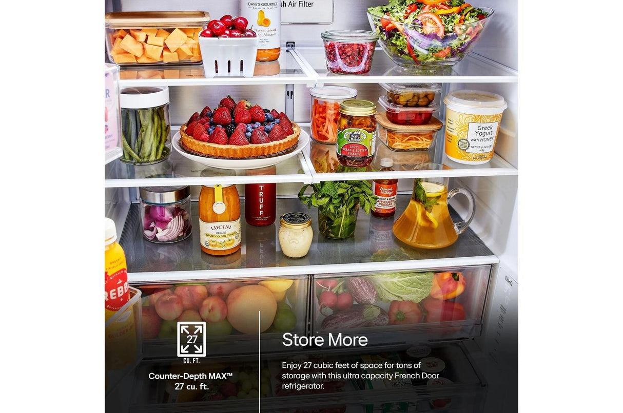 27 cu. ft. Smart Counter-Depth MAX™ French Door Refrigerator