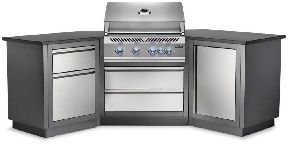 OASIS 200 Outdoor Kitchen, Built-in 700 Series 32 Built-in 700 Series 32 , Natural Gas, Stainless Steel