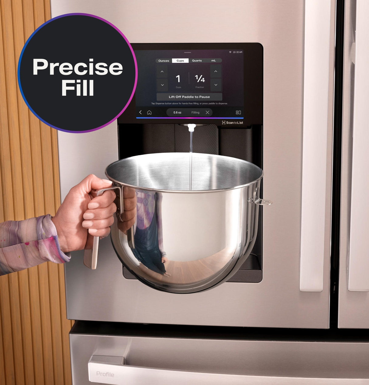 GE Profile™ ENERGY STAR® 27.9 Cu. Ft. Smart 4-Door French-Door Refrigerator with Kitchen Assistant™