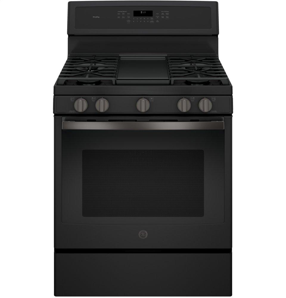 GE Profile™ 30" Free-Standing Gas Convection Range