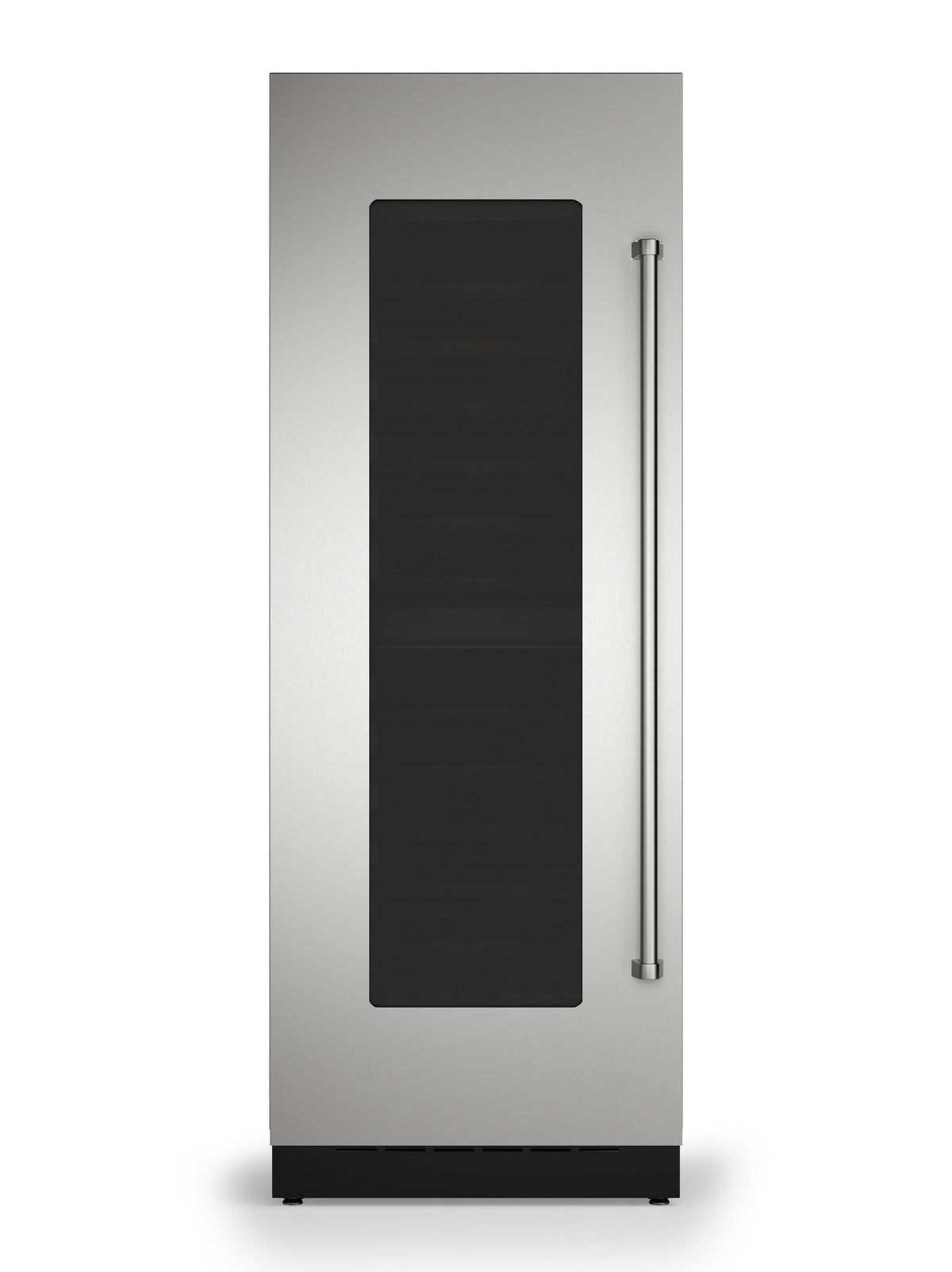 30"W. Integrated Wine Cellar Door Panel - Stainless Steel Left Hinge