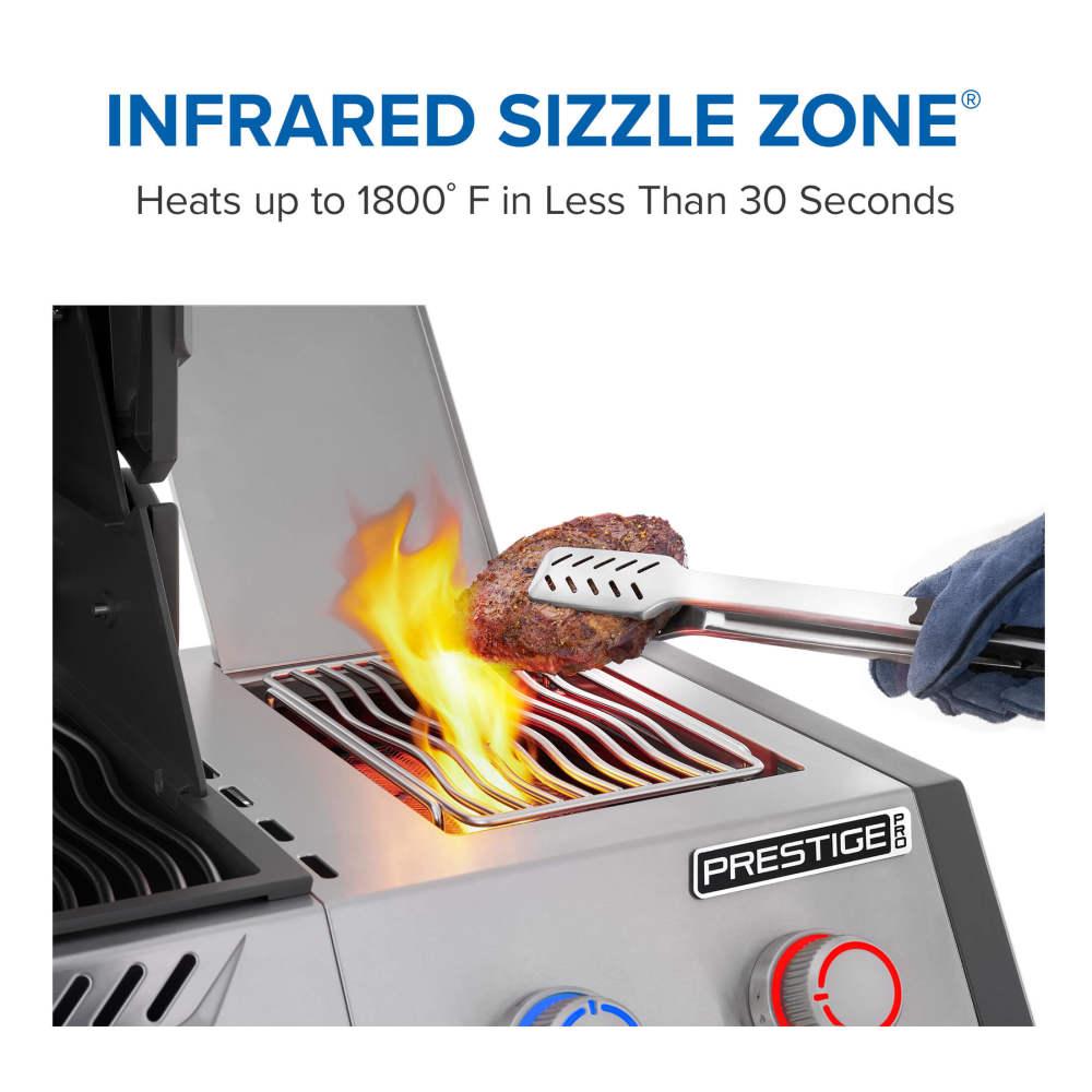 Prestige PRO 665 Elite with Smart Technology & Electric Smoker Box , Propane, Stainless Steel