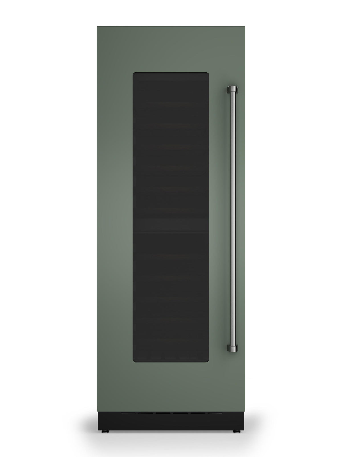 30"W. Integrated Wine Cellar Door Panel - Eucalyptus Left Hinge