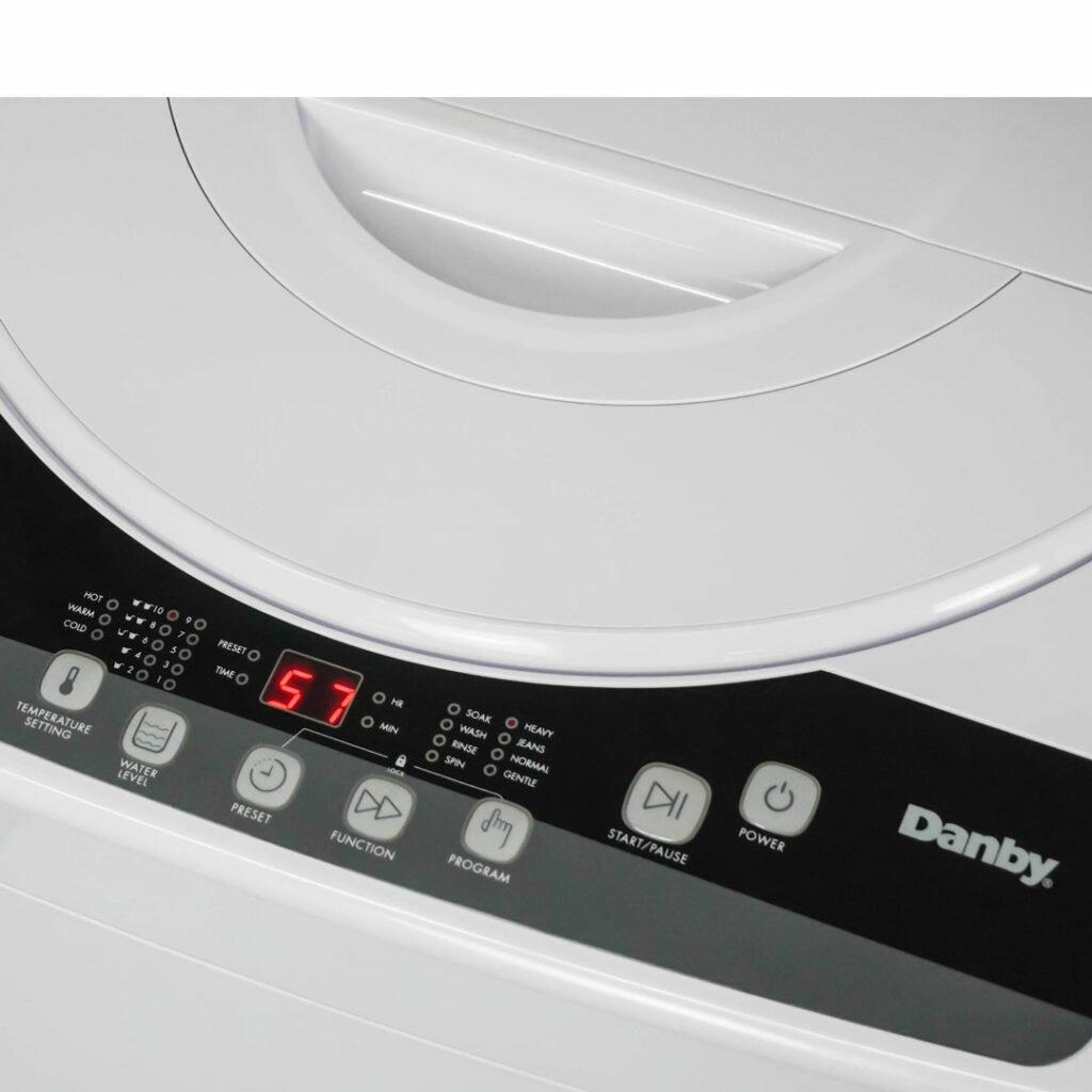 Danby 1.6 cu. ft. Compact Top Load Washing Machine in White