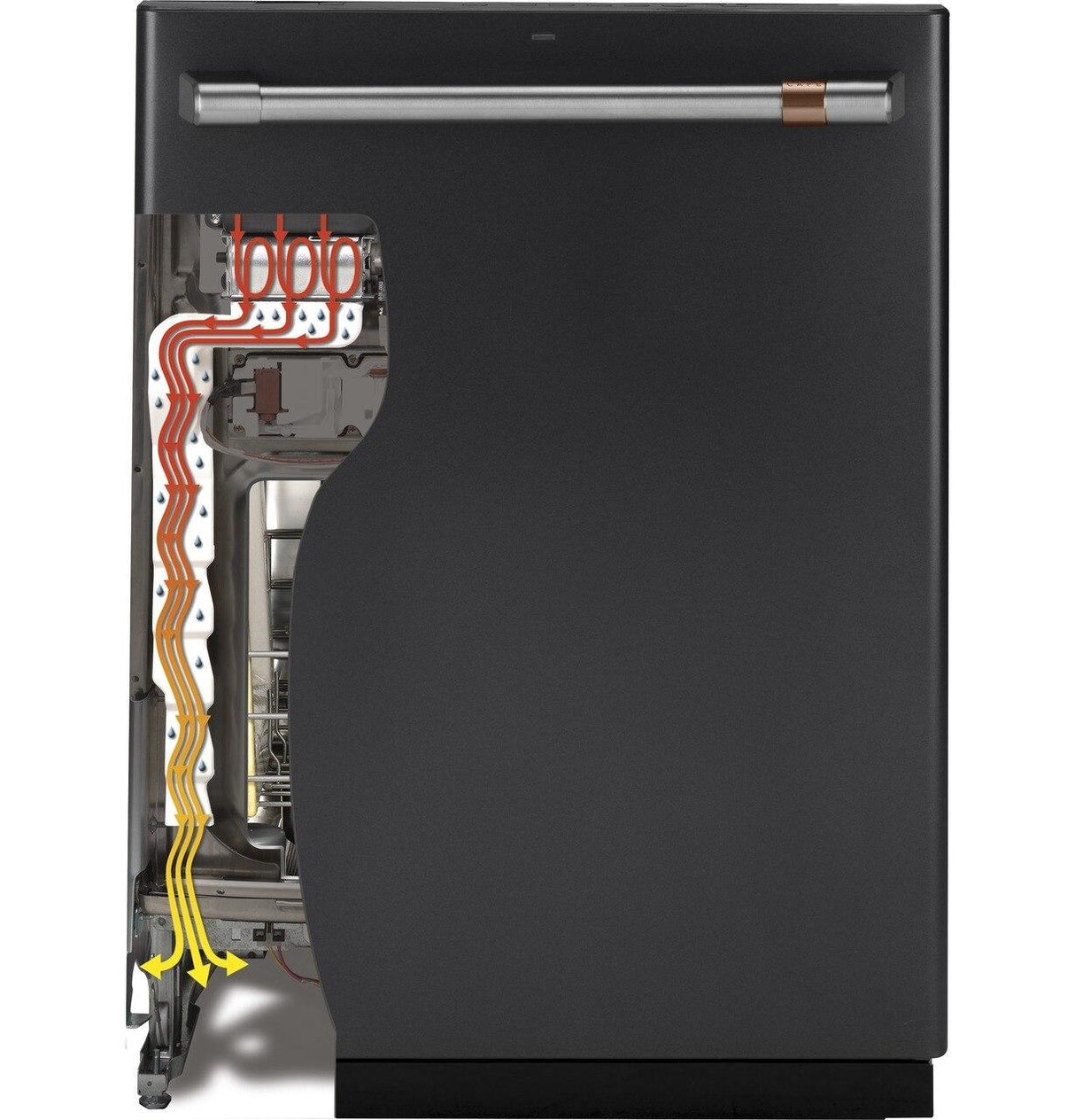 Café™ Stainless Interior Built-In Dishwasher with Hidden Controls