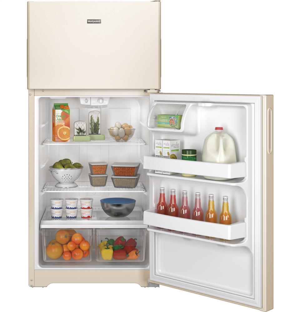 Hotpoint® 14.6 Cu. Ft. Recessed Handle Top-Freezer Refrigerator