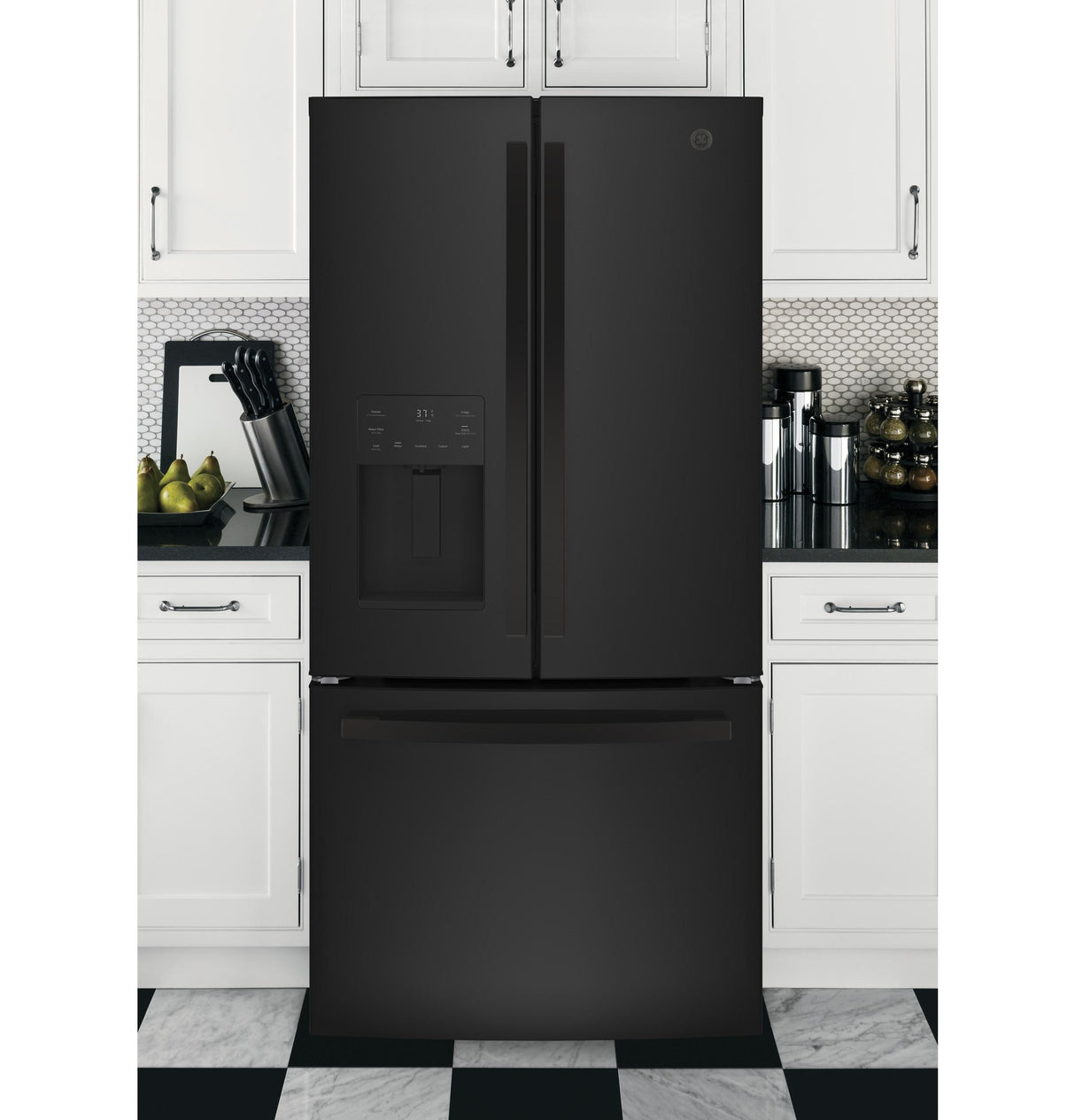 GE® ENERGY STAR® 23.6 Cu. Ft. French-Door Refrigerator