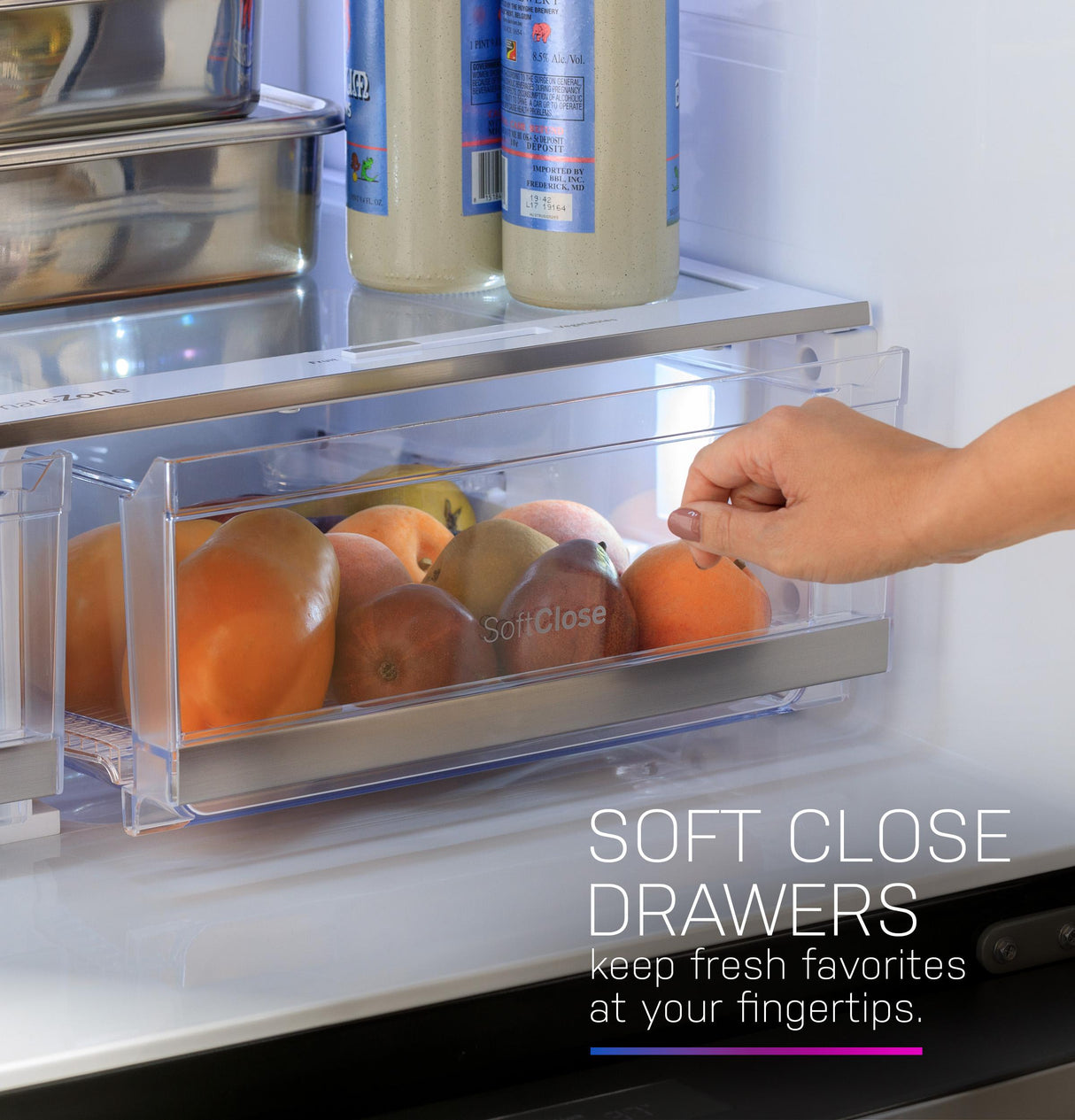 GE Profile™ ENERGY STAR® 27.9 Cu. Ft. Smart 4-Door French-Door Refrigerator with Kitchen Assistant™