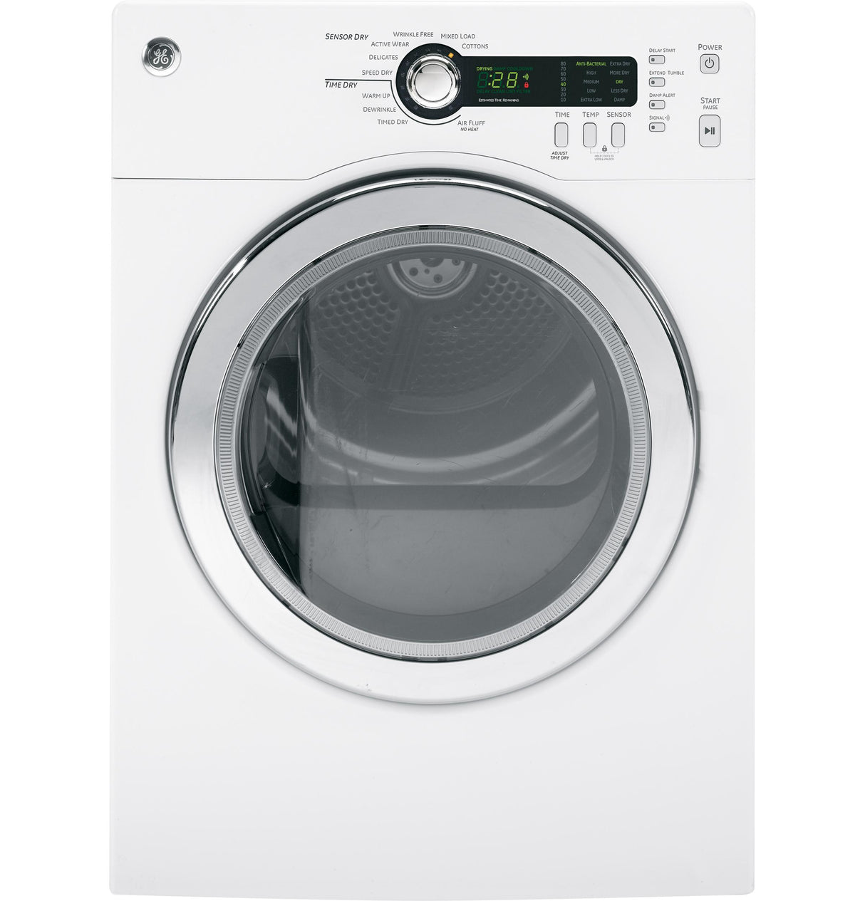 GE® 4.0 cu.ft. Capacity Electric Dryer