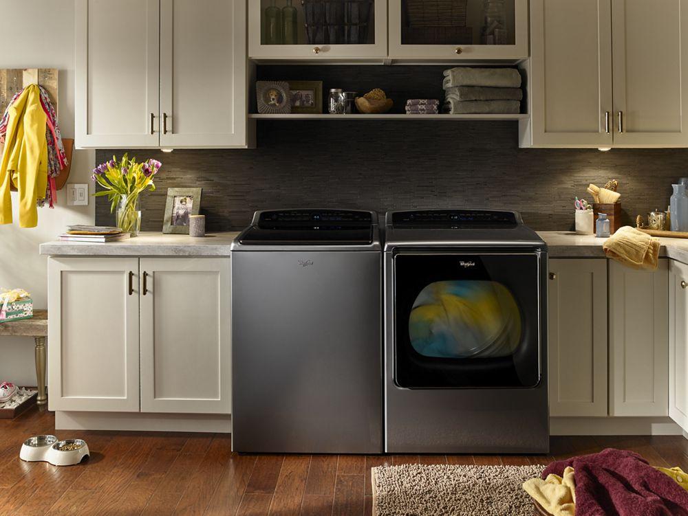 8.8 cu.ft Smart Top Load Gas Dryer with Remote Control