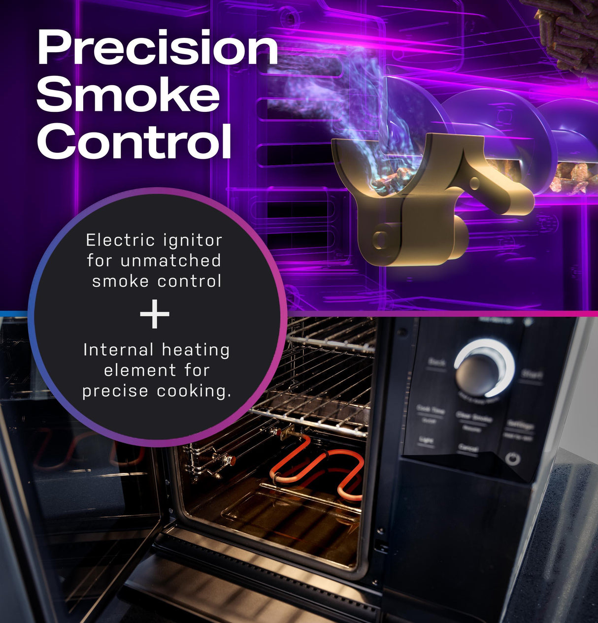 GE Profile™ Smart Indoor Pellet Smoker
