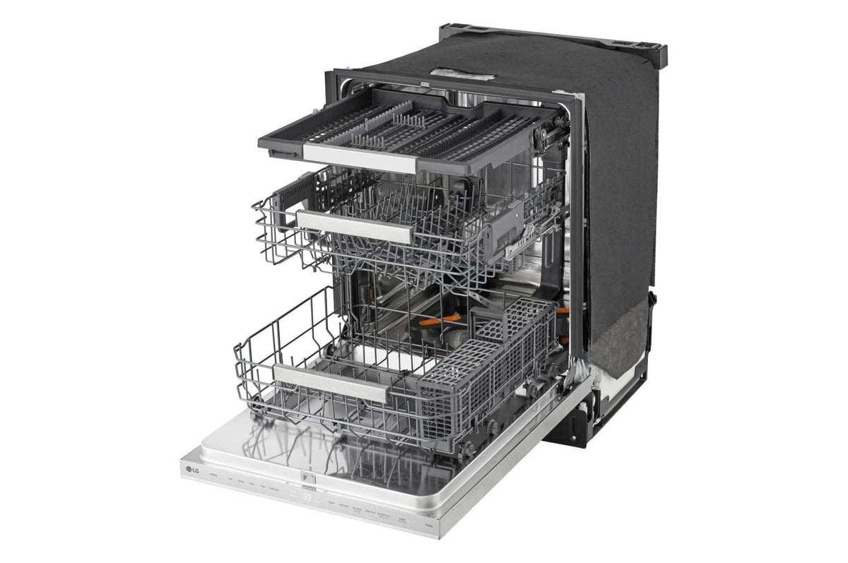 24 Inch 44dBA Smart FlushFit™ Top Control Dishwasher with 1-Hour Wash & Dry, QuadWash® Pro, and Dynamic Heat Dry™ w/AutoVent Dry™